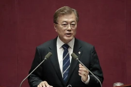Tổng thống Hàn Quốc Moon Jae-in. (Nguồn: AFP/TTXVN)