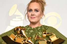 Họa mi nước Anh Adele có tổng số tài sản trị giá 125 triệu bảng. (Nguồn: AFP/TTXVN)