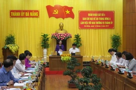 Quang cảnh buổi làm việc. (Ảnh: Văn Sơn/TTXVN)