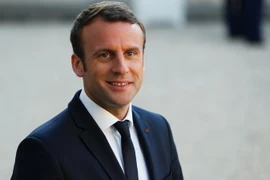 Tổng thống Pháp Emmanuel Macron trong cuộc họp báo ở Paris ngày 21/5. (Nguồn: AFP/TTXVN)