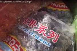 [Video] Hơn 10 tấn mứt Trung Quốc hôi mốc suýt lọt vào thị trường