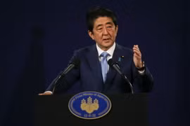 Thủ tướng Nhật Bản Shinzo Abe. (Nguồn: AFP/TTXVN)
