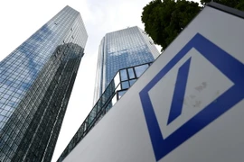 Trụ sở ngân hàng Deutsche Bank tại Frankfurt am Main, Đức. (Nguồn: EPA/TTXVN)
