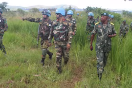 Binh sỹ Liên hợp quốc tại CHDC Congo. (Nguồn: AFP)