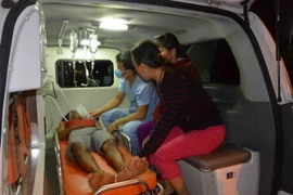 Một ngư dân gặp nạn được cứu hộ kịp thời. Ảnh minh họa. (Nguồn: TTXVN)