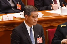 Ông Lương Chấn Anh tại phiên họp Quốc hội Trung Quốc ở Bắc Kinh ngày 5/3. (Nguồn: AFP/TTXVN)