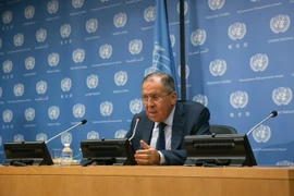 Ngoại trưởng Nga Sergei Lavrov. (Nguồn: AFP/TTXVN)