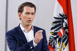 Thủ lĩnh đảng OeVP Sebastian Kurz. (Nguồn: EPA/TTXVN)