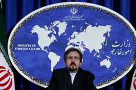 Người phát ngôn Bộ Ngoại giao Iran Bahram Qasemi. (Nguồn: Al-Manar TV/TTXVN)