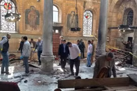 Một nhà thờ Cơ đốc giáo bị tấn công tại Cairo năm 2016 khiến 25 người thiệt mạng. (Nguồn: Fox News)