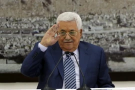 Tổng thống Palestine Mahmoud Abbas tại cuộc họp ở thành phố Ramallah, Bờ Tây ngày 25/9. (Nguồn: AFP/TTXVN)