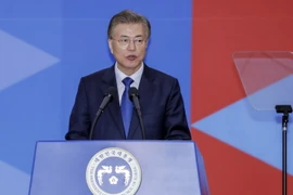 Tân Tổng thống Moon Jae-in. (Nguồn: THX/TTXVN)