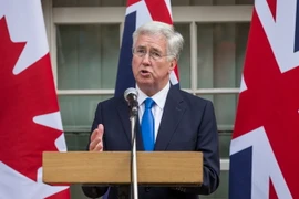 Bộ trưởng Quốc phòng Anh Michael Fallon. (Nguồn: EPA/TTXVN)