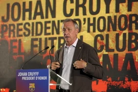 Huyền thoại bóng đá người Hà Lan Johan Cruyff . (Nguồn: AFP/TTXVN)