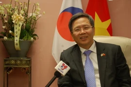 Đại sứ Việt Nam tại Hàn Quốc Phạm Hữu Chí. (Ảnh: Hữu Tuyên/Vietnam+)