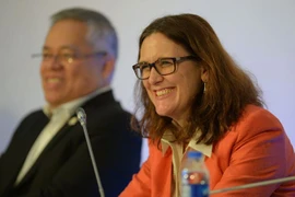  Ủy viên thương mại EU, bà Cecilia Malmstrom. (Nguồn: AFP/TTXVN) 