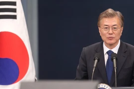  Tổng thống mới đắc cử của Hàn Quốc Moon Jae-in. (Nguồn: THX/TTXVN)