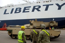 Xe tăng Abrams của Mỹ. (Nguồn: AFP/TTXVN)