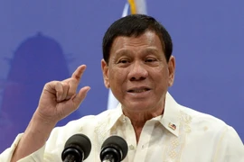 Tổng thống Philippines Rodrigo Duterte. (Nguồn: EPA/TTXVN)