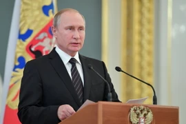 Tổng thống Nga Vladimir Putin. (Nguồn: EPA/TTXVN)