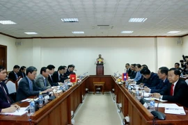 Toàn cảnh buổi làm việc. (Ảnh: Phạm Kiên/TTXVN)