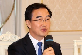 Bộ trưởng Bộ Thống nhất Hàn Quốc Cho Myoung-gyon. (Nguồn: Yonhap/TTXVN)