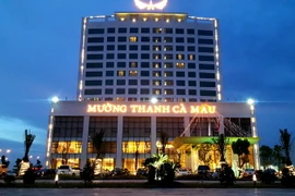  Khách sạn Mường Thanh Luxury Cà Mau. (Ảnh: Kim Há/TTXVN)