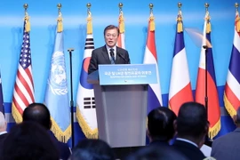 Tổng thống Hàn Quốc Moon Jae-in. (Nguồn: EPA/TTXVN)