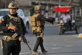  Binh sỹ thuộc Lực lượng đặc nhiệm Iraq được lệnh triển khai ở Kirkuk ngày 25/9. (Nguồn: AFP/TTXVN)