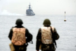 Binh sỹ hải quân Ukraine. (Nguồn: AFP/TTXVN)