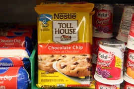 Sản phẩm bánh quy phủ vụn chocolate Toll House của Nestle. (Nguồn: AFP/TTXVN)