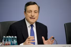 Chủ tịch ECB Mario Draghi. (Nguồn: EPA/TTXVN)