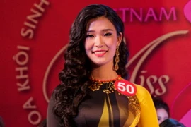 Hoa khôi Sinh viên Việt Nam 2017 Phạm Thị Thu Hà. (Nguồn: hoakhoisinhvien.vn)