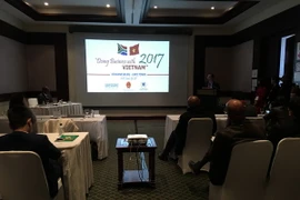 Hội thảo xúc tiến thương mại Việt Nam-Nam Phi tại thành phố Cape Town. (Ảnh: Mạnh Hùng/Vietnam+)