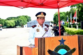 Tổng Tư lệnh các lực lượng vũ trang Myanmar Min Aung Hlaing. (Nguồn: EPA/TTXVN)