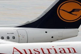 Máy bay của Hãng hàng không Áo. (Ảnh: Daylife)
