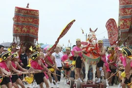 Hội Gióng Phù Đổng. (Ảnh: Anh Tuấn/TTXVN)