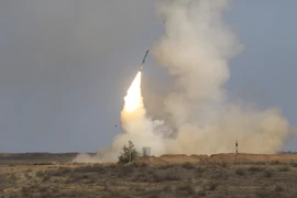 Cuộc tập trận Kavkaz-2020 diễn ra từ ngày 21-25/9, tại 4 thao trường thuộc quân khu phía Nam của Liên bang Nga. (Ảnh: Trần Hiếu/TTXVN)