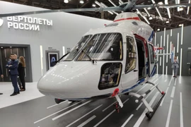 Một chiếc trực thăng được trưng bày tại triển lãm. (Nguồn: verticalmag)