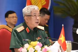Thượng tướng Nguyễn Chí Vịnh, Thứ trưởng Bộ Quốc phòng. (Ảnh: Dương Giang/TTXVN)