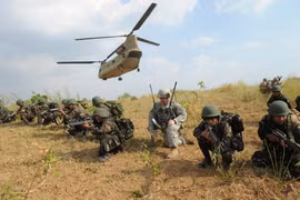Một cuộc tập trận chung giữa Mỹ và Philippines. (Nguồn: Getty Images)