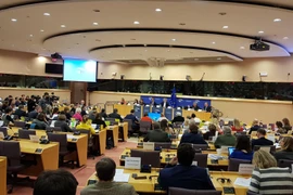 Phiên bỏ phiếu tại INTA. (Ảnh: Kim Chung/TTXVN)