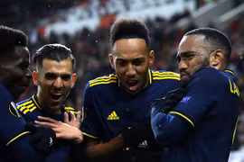 Arsenal giành lợi thế trước Olympiacos. (Nguồn: Getty Images)