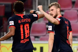 Werner ghi bàn trở lại giúp RB Leipzig trở lại tốp 3. (Nguồn: AFP)