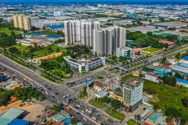 Một góc Khu công nghiệp Việt Nam-Singapore (VSIP1), thành phố Thuận An, tỉnh Bình Dương. (Ảnh: Chí Tưởng/TTXVN)