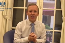 Đại sứ Anh gửi lời cảm ơn Việt Nam hỗ trợ công dân, du khách Anh. (Ảnh chụp màn hình)