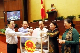 Hình ảnh Quốc hội bầu Chủ tịch Hội đồng bầu cử quốc gia