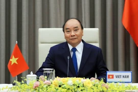 Thủ tướng Nguyễn Xuân Phúc phát biểu. (Ảnh: Thống Nhất/TTXVN)