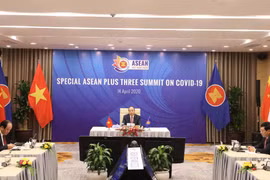 Thủ tướng Nguyễn Xuân Phúc, Chủ tịch ASEAN 2020 phát biểu. (Ảnh: Thống Nhất/TTXVN)