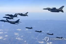 Máy bay chiến đấu của Hàn Quốc. (Nguồn: Yonhap)